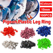 100X 001-100 Digital Numbered Bird Leg Band Rings Clip For Pigeon Parrot Poultry - Dark Blue V528-DOVE-FOOTBRACELET-DBL-100PCS-930138