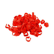 100X 001-100 Digital Numbered Bird Leg Band Rings Clip For Pigeon Parrot Poultry - Dark Blue V528-DOVE-FOOTBRACELET-DBL-100PCS-930138