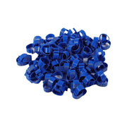 100X 001-100 Digital Numbered Bird Leg Band Rings Clip For Pigeon Parrot Poultry - Dark Blue V528-DOVE-FOOTBRACELET-DBL-100PCS-930138