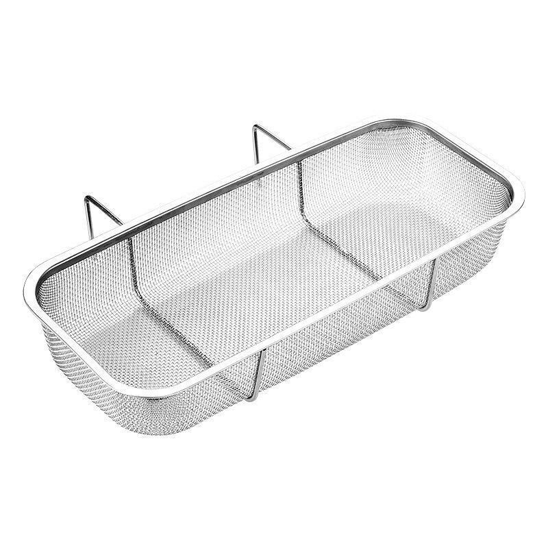 Stainless Steel Sink Drainer Basket Rack for Kitchen Dish Drying and Storage V528-DRAIN-BASKET-218648