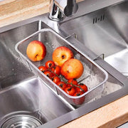 Stainless Steel Sink Drainer Basket Rack for Kitchen Dish Drying and Storage V528-DRAIN-BASKET-218648