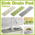 Faucet Draining Pad Narrow Sink Splash Guard Mat for Washbasin Water Catcher - Green V528-DRAIN-MAT-GREEN-427698
