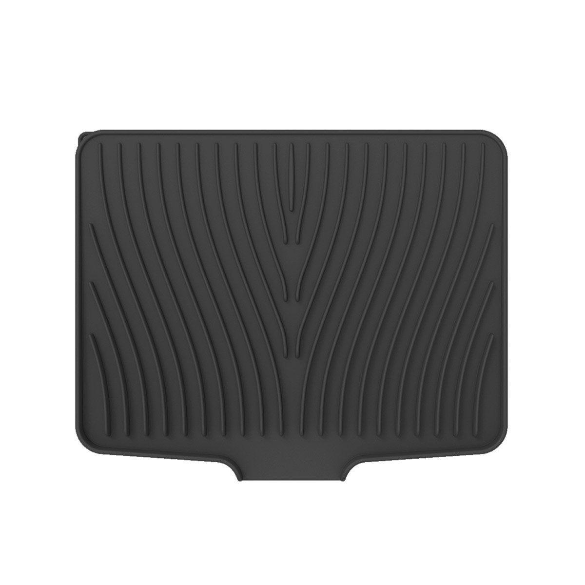 Silicone Dish Drying Mat Heat Resistant Draining Slope Pad for Kitchen Counter - Green V528-DRAIN-MAT-GREEN-852951