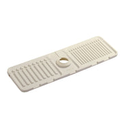 Faucet Draining Pad Narrow Sink Splash Guard Mat for Washbasin Water Catcher - Grey V528-DRAIN-MAT-GREY-380989