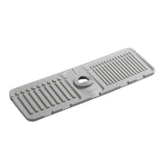 Faucet Draining Pad Narrow Sink Splash Guard Mat for Washbasin Water Catcher - White V528-DRAIN-MAT-OFF-WHITE-617243