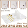 Diatom Mud Water Draining Pad Kitchen Faucet Washbasin Water Absorbing Mat V528-DRAIN-PAD-L20-30-40-475082