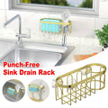 Punch Free Kitchen Sponge Brush Drain Rack Utensil Holder Suction Sink Storage V528-DRAIN-RACK-850099