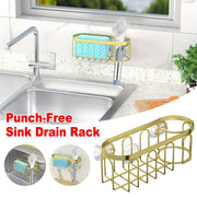 Punch Free Kitchen Sponge Brush Drain Rack Utensil Holder Suction Sink Storage V528-DRAIN-RACK-850099