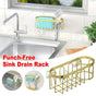 Punch Free Kitchen Sponge Brush Drain Rack Utensil Holder Suction Sink Storage V528-DRAIN-RACK-850099