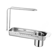 Retractable Kitchen Sink Draining Rack Water Filter Basket Storage Shelf Home - Grey V528-DRAIN-RACK-GREY-774493