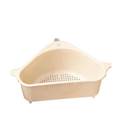 Triangle Sink Kitchen Storage Drain Basket Rack Shelf Holder Strainer Organizer - Grey V528-DRAINBASKET-1PCS-GREY-533353