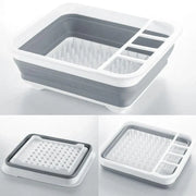 Home Master Collapsible Dish Drainer Small Spaces Camping Caravan 34CM X 28.5CM V528-DRAINBASKET-84973