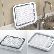 Home Master Collapsible Dish Drainer Small Spaces Camping Caravan 34CM X 28.5CM V528-DRAINBASKET-84973