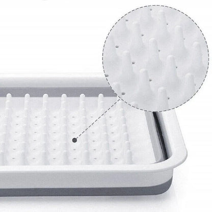 Home Master Collapsible Dish Drainer Small Spaces Camping Caravan 34CM X 28.5CM V528-DRAINBASKET-84973