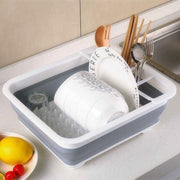 Home Master Collapsible Dish Drainer Small Spaces Camping Caravan 34CM X 28.5CM V528-DRAINBASKET-84973