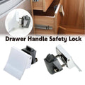 RV Caravan Yacht Cabinet Drawer Handle Locking Latch Accessory V528-DRAWER-HANDLE-SLIVER-627941