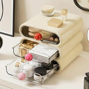 Drawer Cosmetic Organizer Desktop Storage Organizer for Makeup Desk Accessories - White V528-DRAWER-WHITE-377129