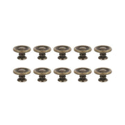 10/20/40Pcs Antique Brass Drawer Knobs Vintage Cabinet Handles Cupboard Pulls - 10PCS V528-DRAWERHANDLE-10PCS-987452