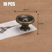 10/20/40Pcs Antique Brass Drawer Knobs Vintage Cabinet Handles Cupboard Pulls - 10PCS V528-DRAWERHANDLE-10PCS-987452