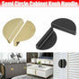 Door Pull With Screws Cupboard Handle Decor Home Semi Circle Cabinet Knob Diy - Copper V528-DRAWERHANDLE-COPPER-1PCS-96245