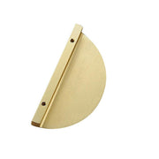 Door Pull With Screws Cupboard Handle Decor Home Semi Circle Cabinet Knob Diy - Copper V528-DRAWERHANDLE-COPPER-1PCS-96245