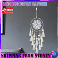 Handmade Dream Catcher Natural Macrame Hairball Art Wall Hanging Room Home Decor V528-DREAMCATCHER-WHITE-416930
