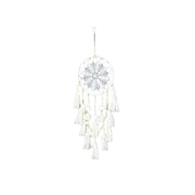 Handmade Dream Catcher Natural Macrame Hairball Art Wall Hanging Room Home Decor V528-DREAMCATCHER-WHITE-416930