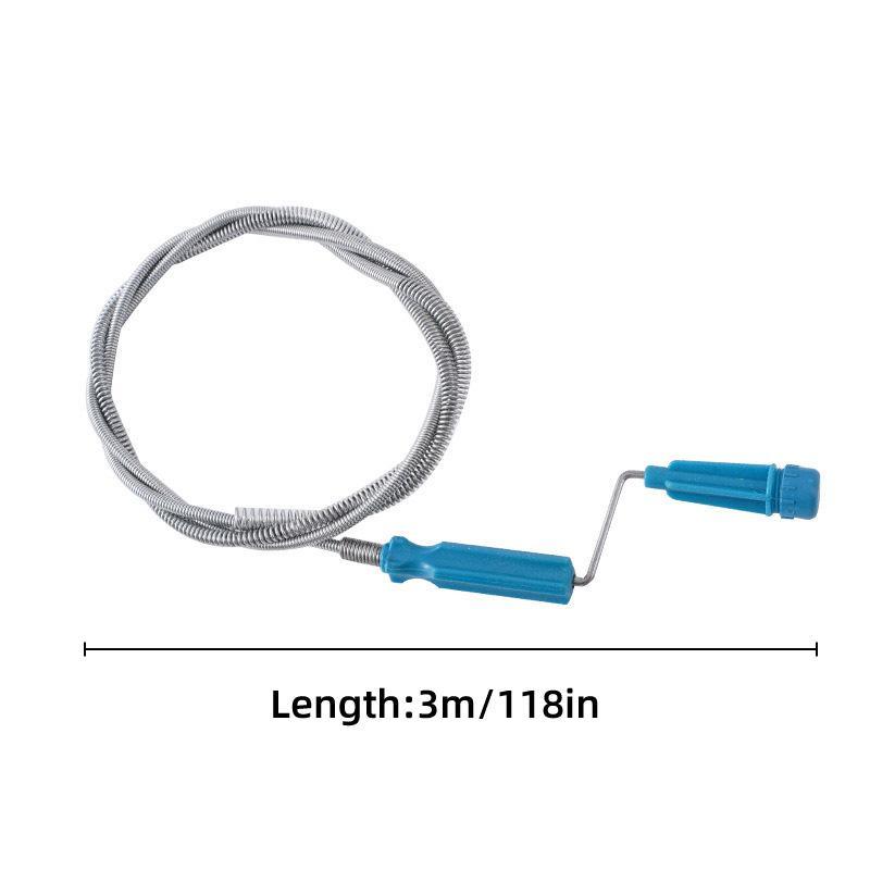 3M Drain Unclogger Multi Functional Pipe Blockage Removal Tool for Plumbing Need V528-DREDGE-3M-102306