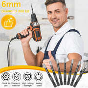 5Pcs Dry Diamond Core Drill Bit 6mm HoleSaw Cut Marble Tile Porcelain Granite V528-DRILL-BIT-5PCS-626672