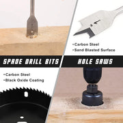 246pcs Drill Bit Set Hole Opener Drills Kit Metal Wood Plastic DIY Power Tools V528-DRILL-BIT-SET-JP246PC-BLUE-518804