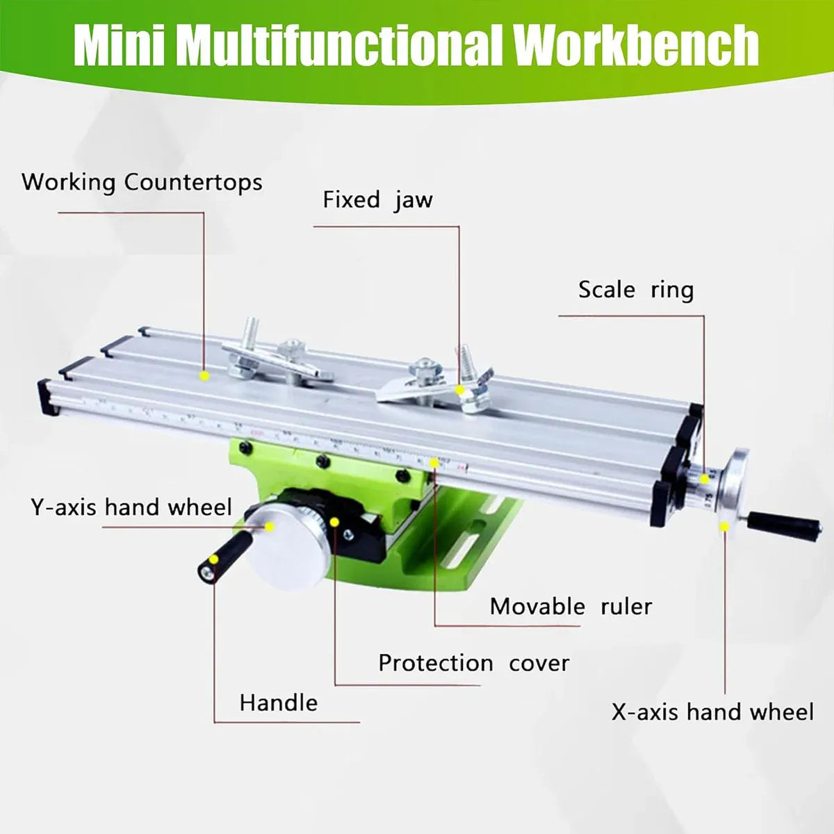 Multi Functional Micro Worktable Machine Tool Table Precision DIY Craft Repair V528-DRILL-TABLE-YGH-PMJQBZ-962503
