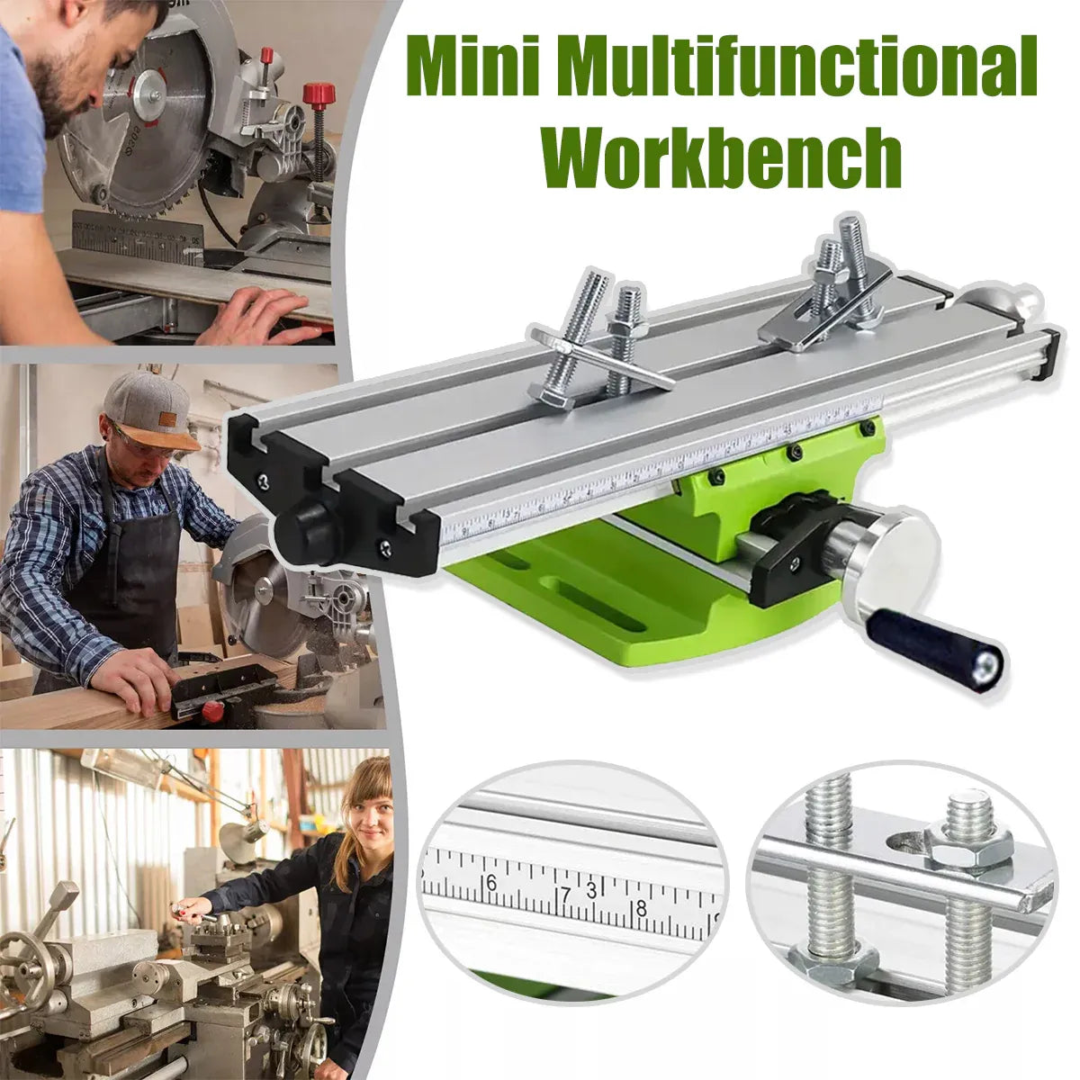 Multi Functional Micro Worktable Machine Tool Table Precision DIY Craft Repair V528-DRILL-TABLE-YGH-PMJQBZ-962503