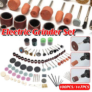 100/147pcs Electric Mill Set Accessories Grinding Cutting Drilling Tool Kit - 147Pcs(Without Grinder Pen) V528-DRILLING-FITTINGS-147PCS-264512