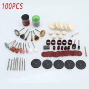 100/147pcs Electric Mill Set Accessories Grinding Cutting Drilling Tool Kit - 147Pcs(Without Grinder Pen) V528-DRILLING-FITTINGS-147PCS-264512