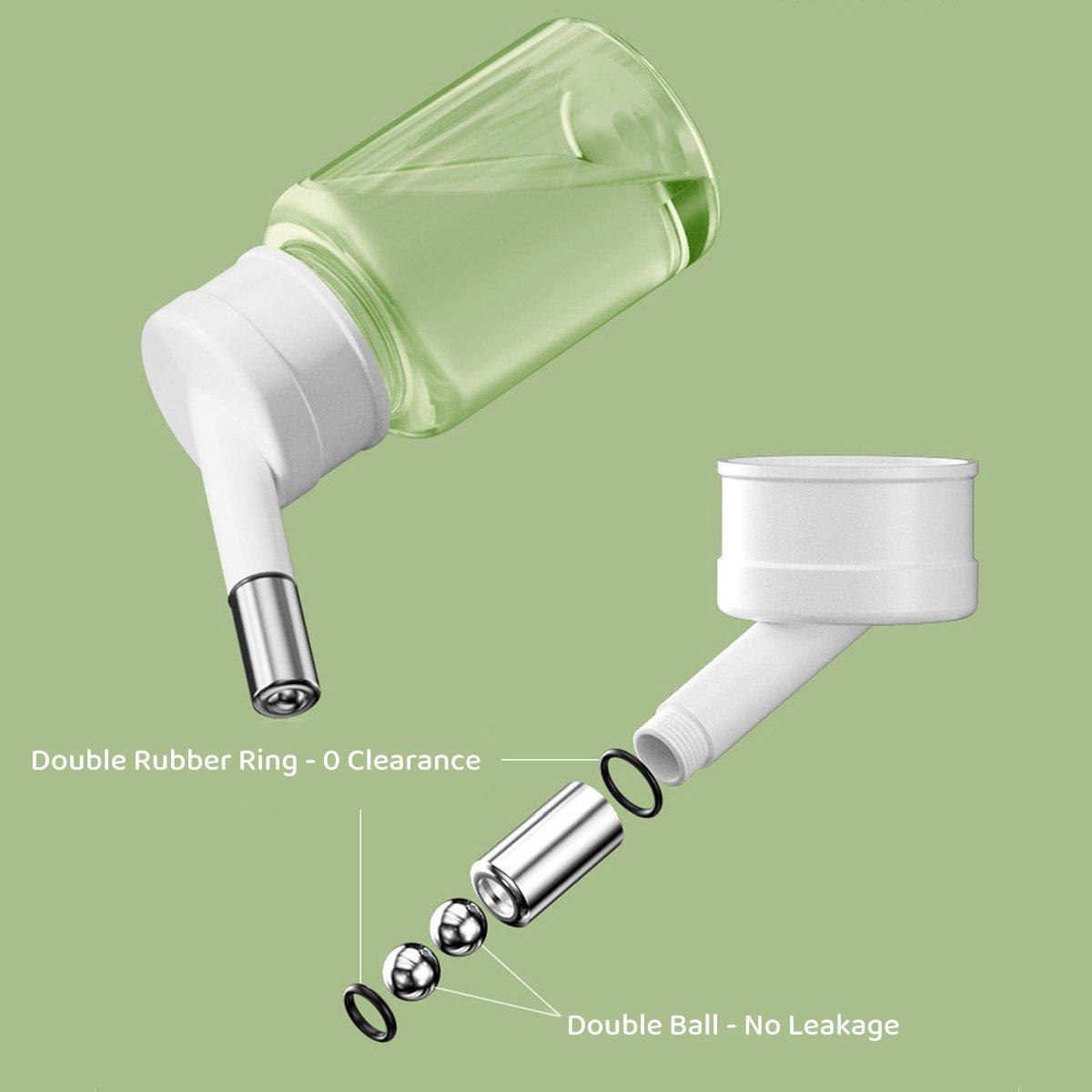 Pet Water Bottle for Hamster Guinea Pig Rabbit Vacuum Drinking Feeder Kettle - 120ml-Green V528-DRINKER-120ML-GREEN-437318