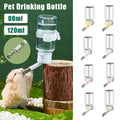 Pet Water Bottle for Hamster Guinea Pig Rabbit Vacuum Drinking Feeder Kettle - 80ml-Green V528-DRINKER-80ML-GREEN-309478