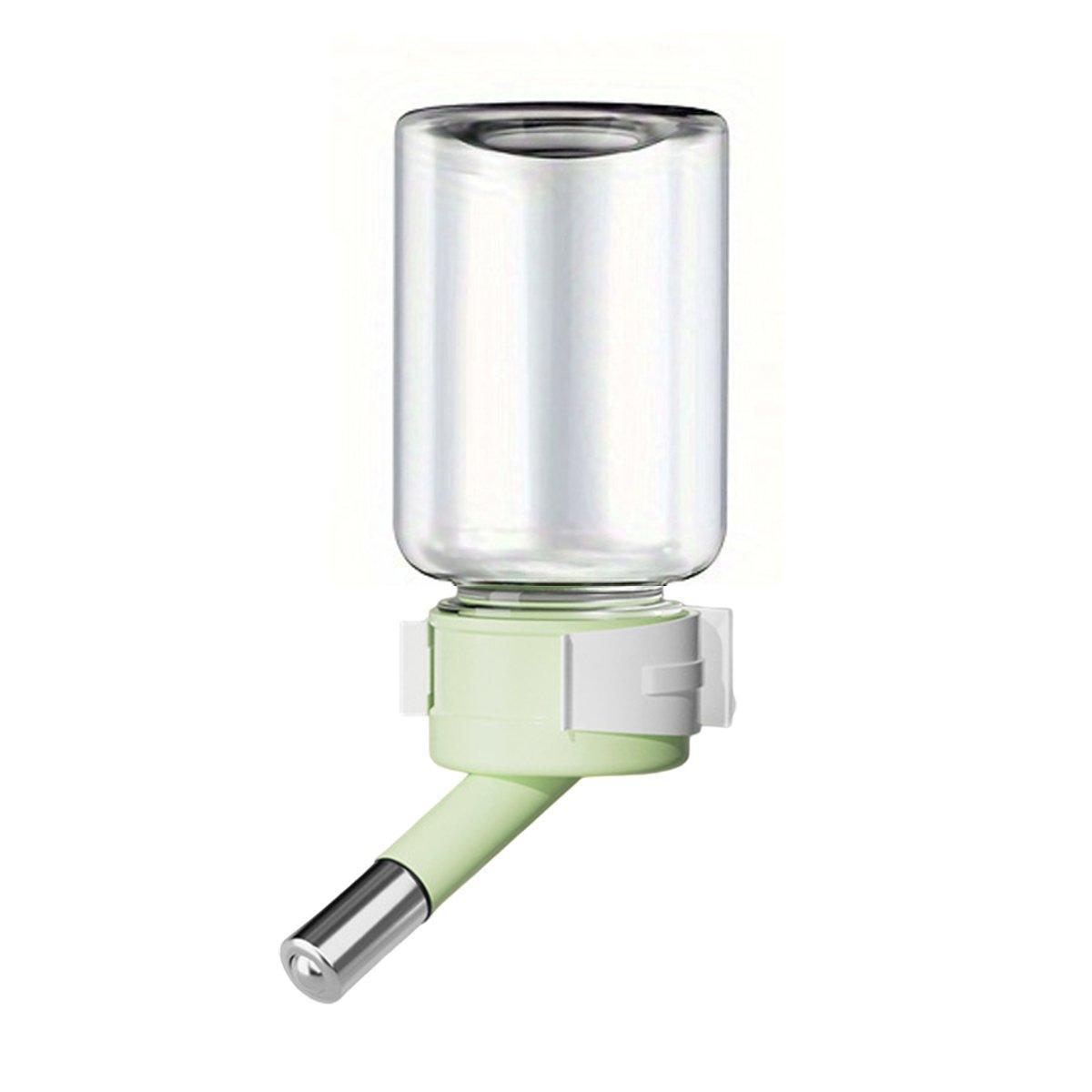 Pet Water Bottle for Hamster Guinea Pig Rabbit Vacuum Drinking Feeder Kettle - 80ml-Green V528-DRINKER-80ML-GREEN-309478