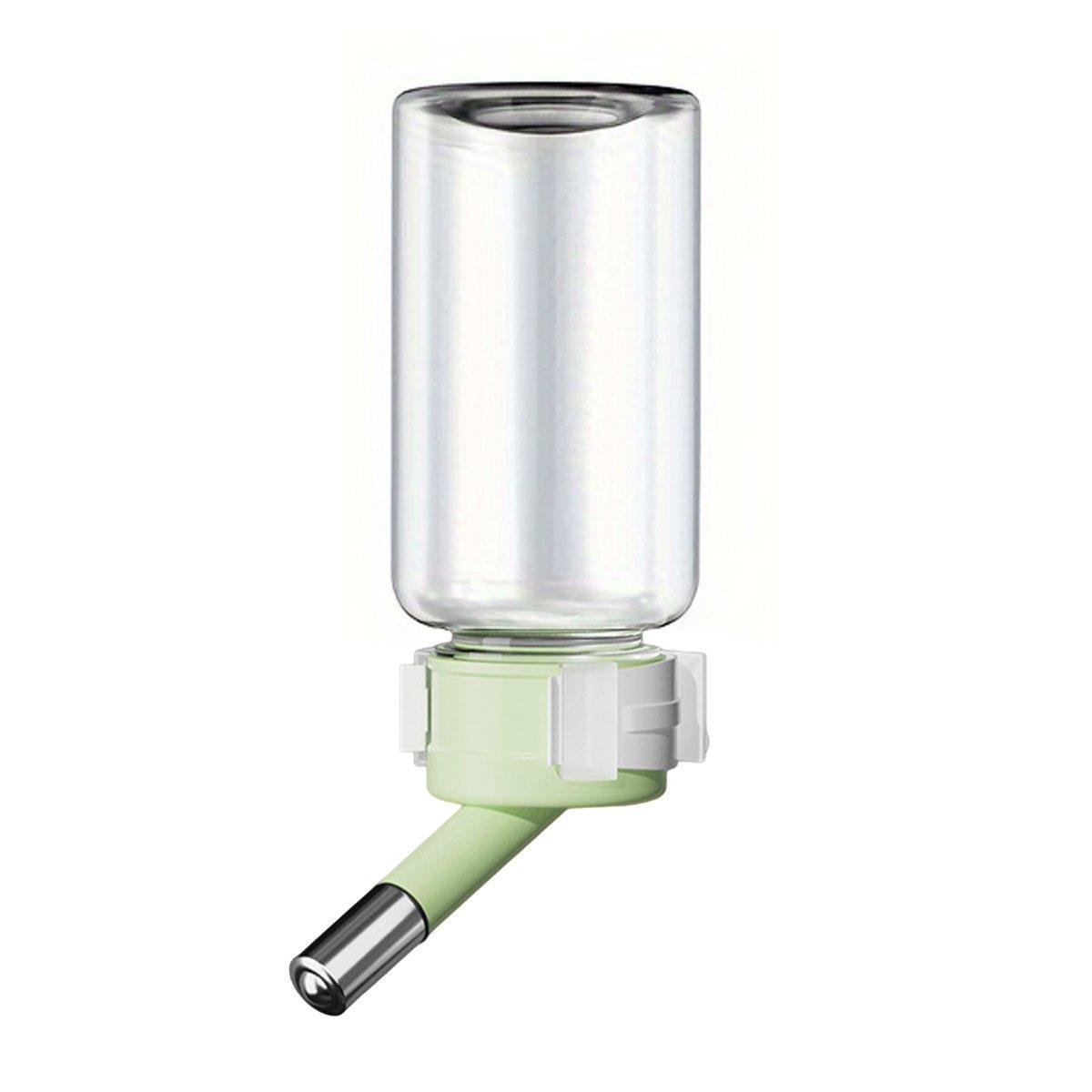 Pet Water Bottle for Hamster Guinea Pig Rabbit Vacuum Drinking Feeder Kettle - 80ml-Green V528-DRINKER-80ML-GREEN-309478