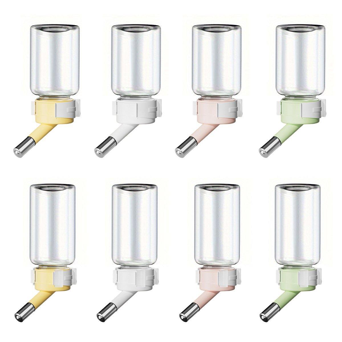Pet Water Bottle for Hamster Guinea Pig Rabbit Vacuum Drinking Feeder Kettle - 80ml-Pink V528-DRINKER-80ML-PINK-894542