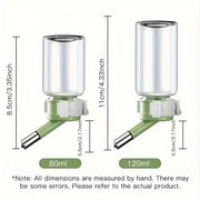Pet Water Bottle for Hamster Guinea Pig Rabbit Vacuum Drinking Feeder Kettle - 80ml-Pink V528-DRINKER-80ML-PINK-894542