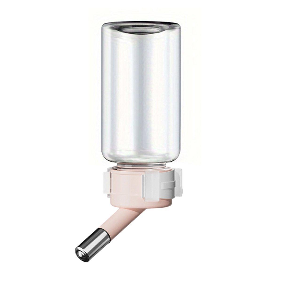 Pet Water Bottle for Hamster Guinea Pig Rabbit Vacuum Drinking Feeder Kettle - 80ml-Pink V528-DRINKER-80ML-PINK-894542