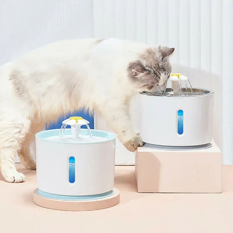 LED Pet Water Fountain 24L Automatic Drinking Dispenser for Cats and Dogs V528-DRINKINGBOWL-134058
