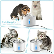 LED Pet Water Fountain 24L Automatic Drinking Dispenser for Cats and Dogs V528-DRINKINGBOWL-134058