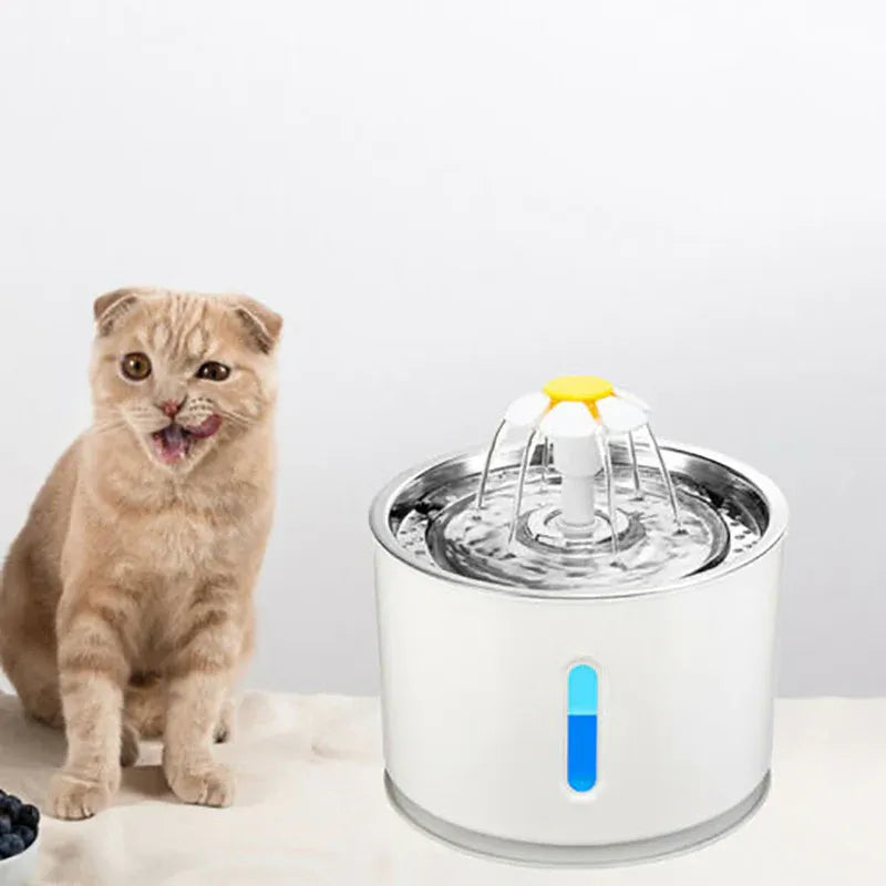 LED Pet Water Fountain 24L Automatic Drinking Dispenser for Cats and Dogs V528-DRINKINGBOWL-134058