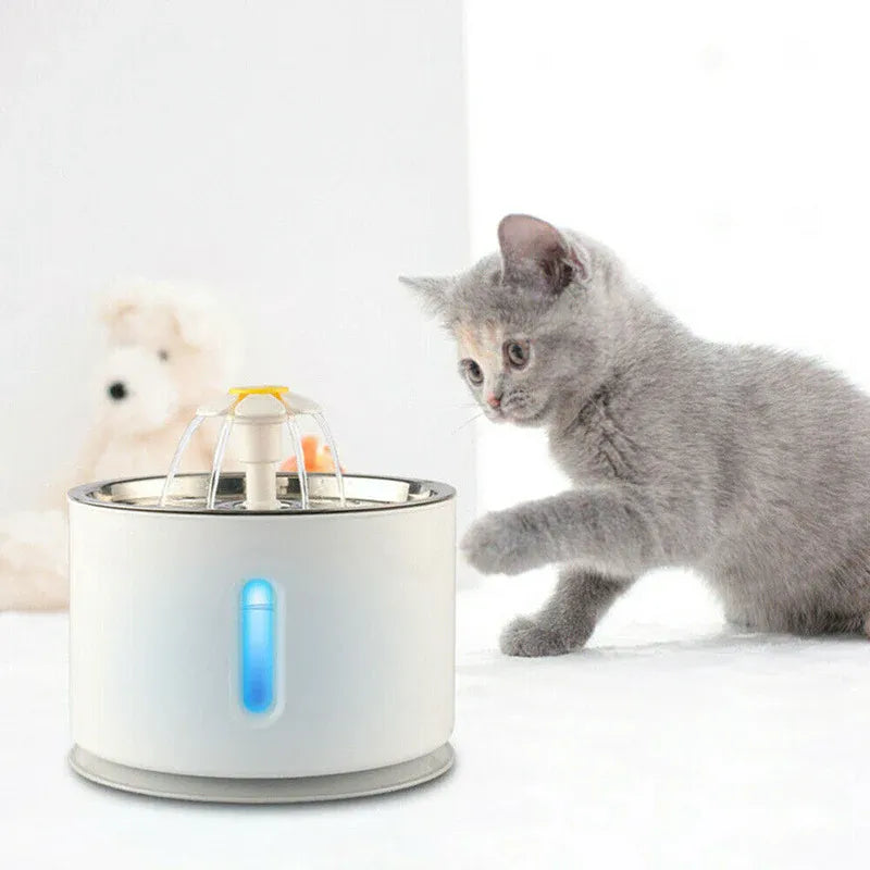 LED Pet Water Fountain 24L Automatic Drinking Dispenser for Cats and Dogs V528-DRINKINGBOWL-134058