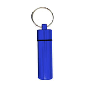 Aluminum Pill Box Case Bottle Cache Drug Holder Keychain Container Waterproof - Green V528-DRUGKEYCHAIN-GREEN-400402