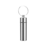 Aluminum Pill Box Case Bottle Cache Drug Holder Keychain Container Waterproof - Green V528-DRUGKEYCHAIN-GREEN-400402