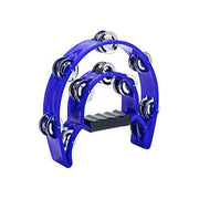 Double Half Moon Tambourine Handheld Musical Percussion Instrument Bell Drum - Blue V528-DRUM-BLUE-306574