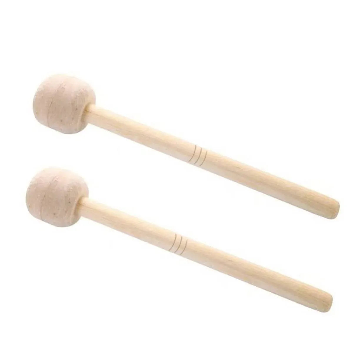 2pcs Felt Drumsticks Gong Mallets Soft Hammer Drum Accessories Percussion Tools V528-DRUMSTICK-2PCS-289040