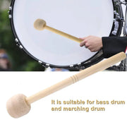 2pcs Felt Drumsticks Gong Mallets Soft Hammer Drum Accessories Percussion Tools V528-DRUMSTICK-2PCS-289040